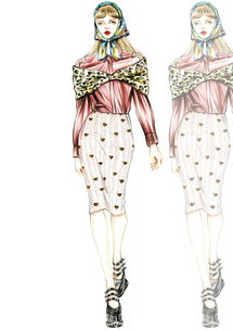 野生國際 國慶 周末班 馬克筆服裝效果圖綜合技法 marker illustration 精品課程,火熱預約報名中